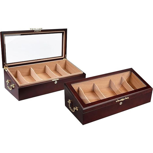 Modena Commercial Countertop Display Cigar Humidor | Holds 125 Cigars