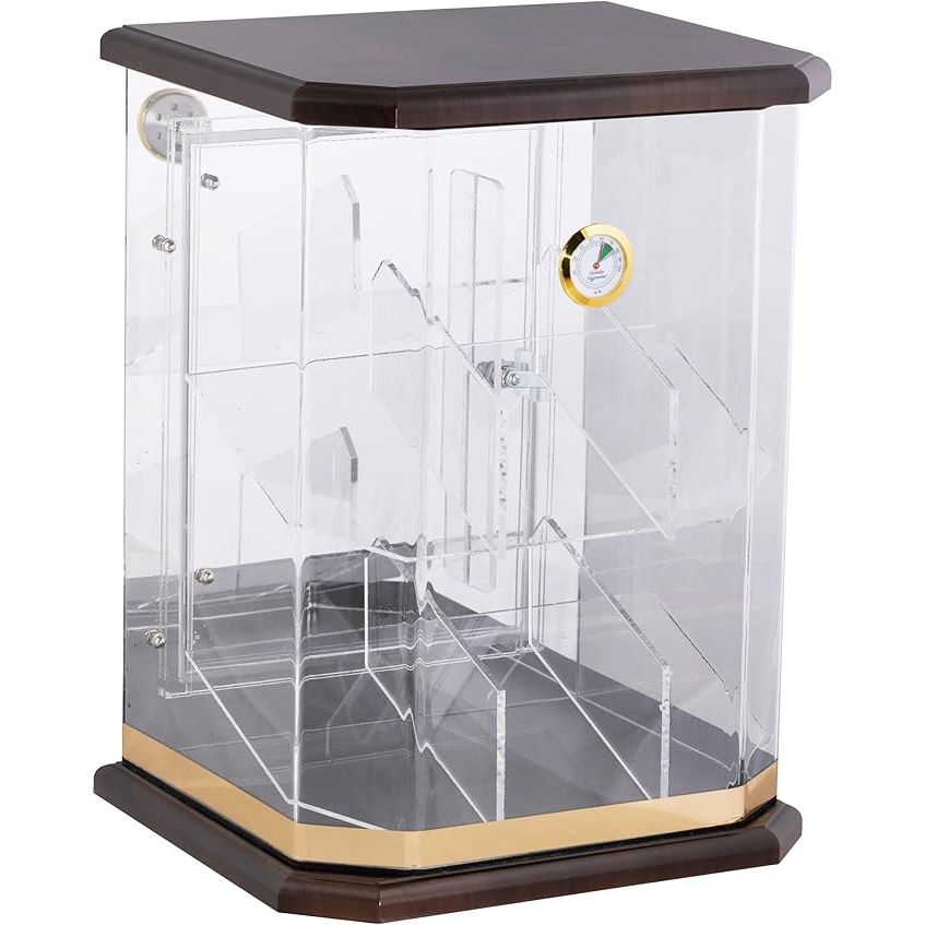 Franklin Acrylic Display Cigar Humidor | Holds 150 Cigars