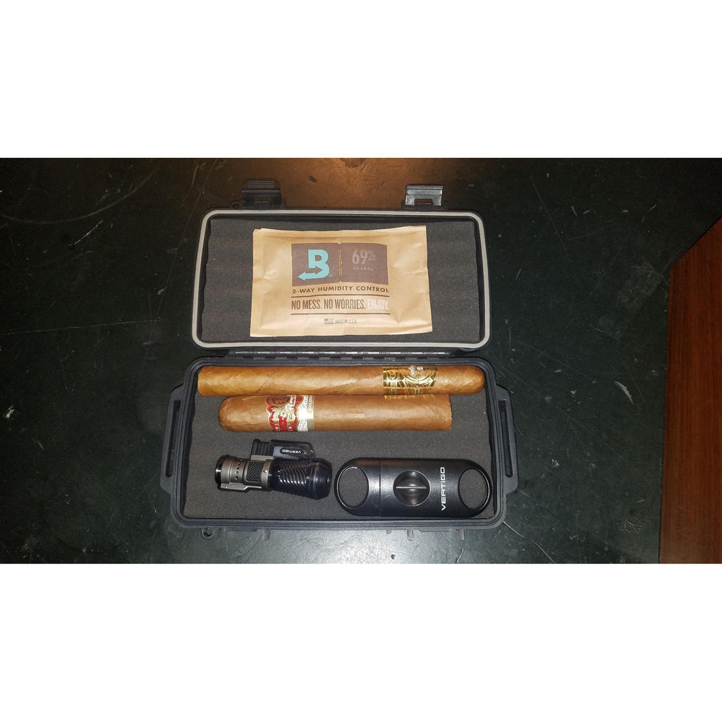 Cigar Caddy 5 Count Travel Humidor For Cigars