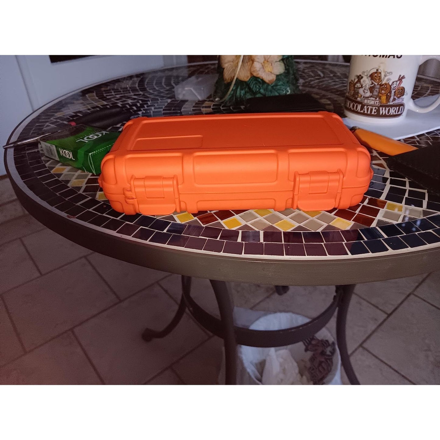 Cigar Caddy 5 Count Travel Humidor For Cigars