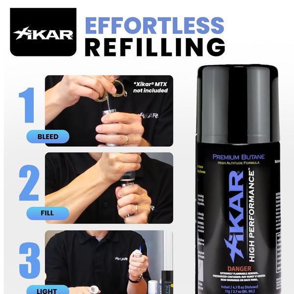 XIKAR PUROFINE High Performance Butane (Case of 12)