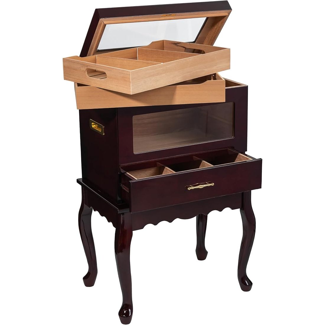 Humidor Supreme Geneve Table Humidor | Holds 500 Cigars