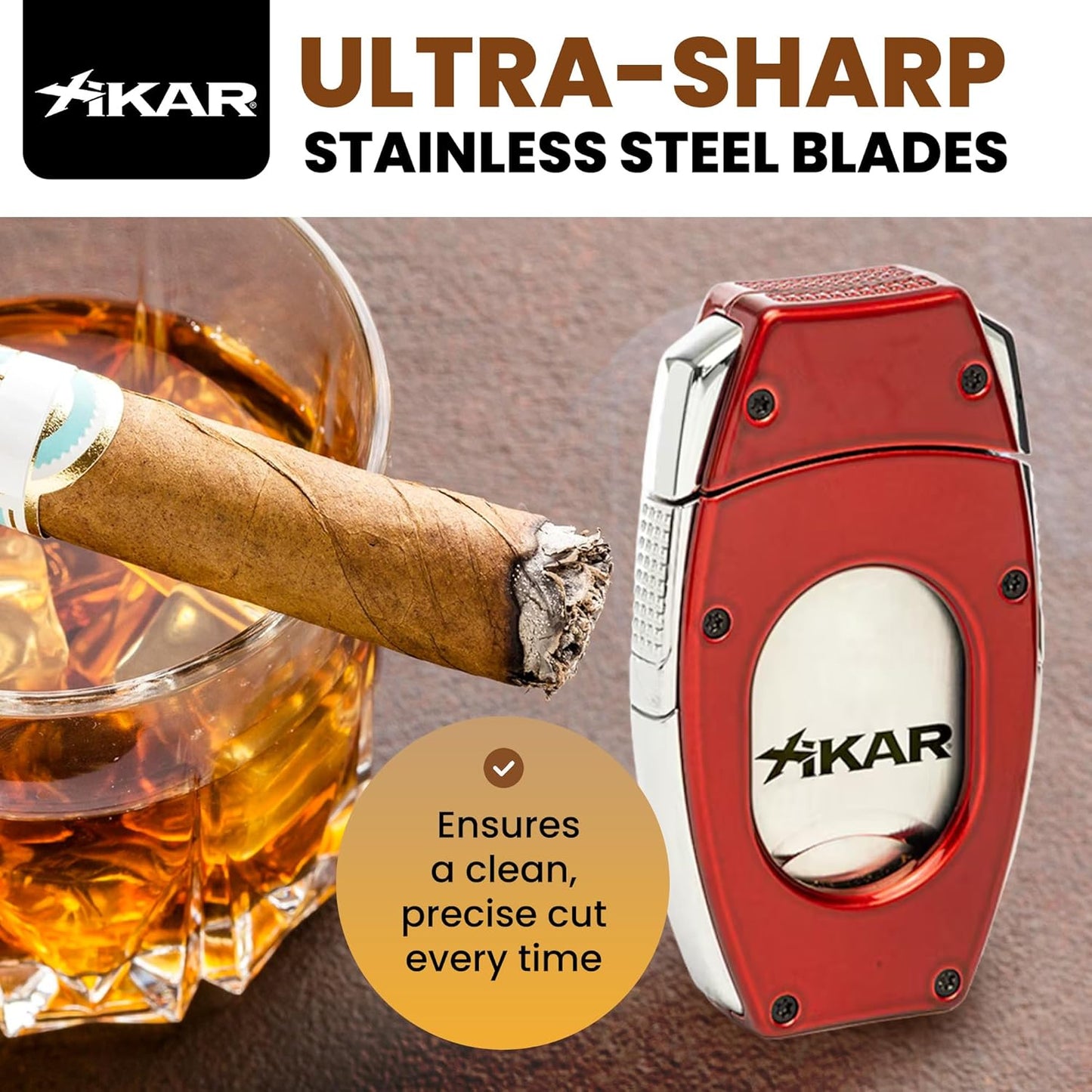 Xikar Flip Dual Cutter | V Cut and Straight Cut