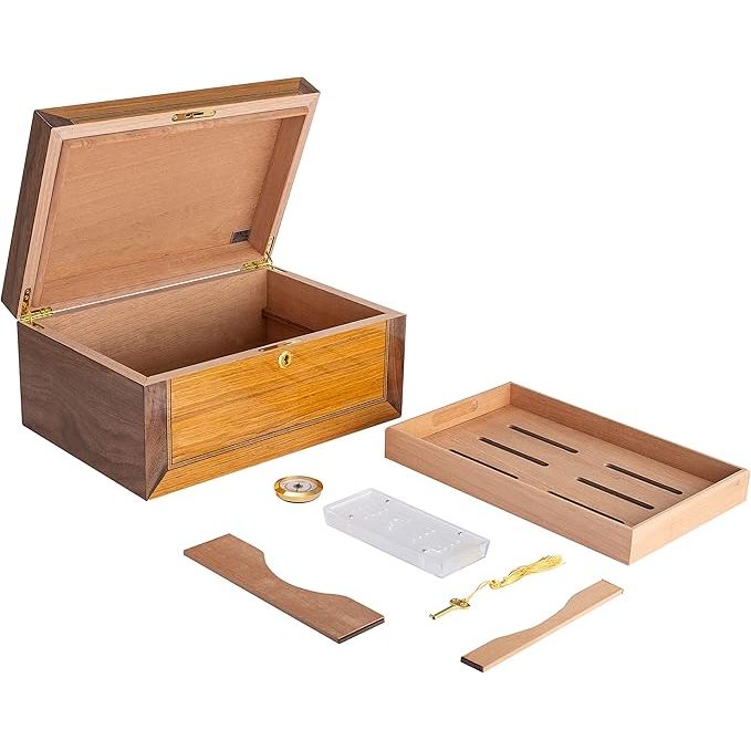 Merino Desktop Humidor | Holds 75 Cigars