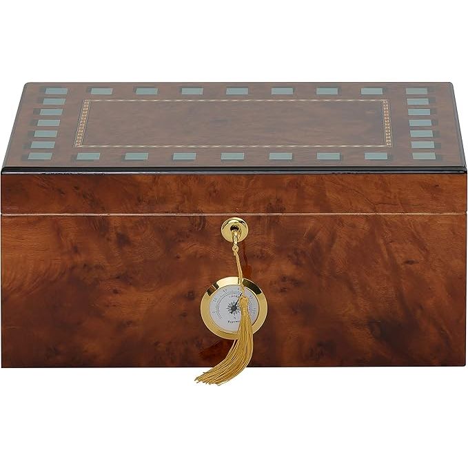 Santorini Desktop Humidor | Holds 75 Cigars