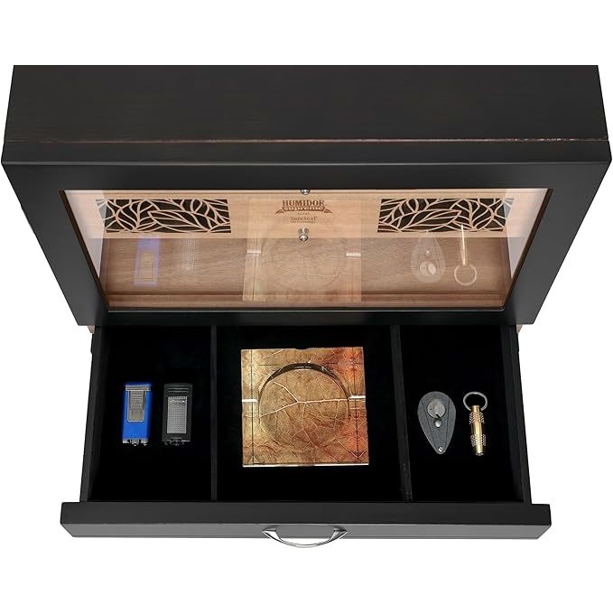 Balthazar II Glass Cabinet Humidor | Holds 1000 Cigars