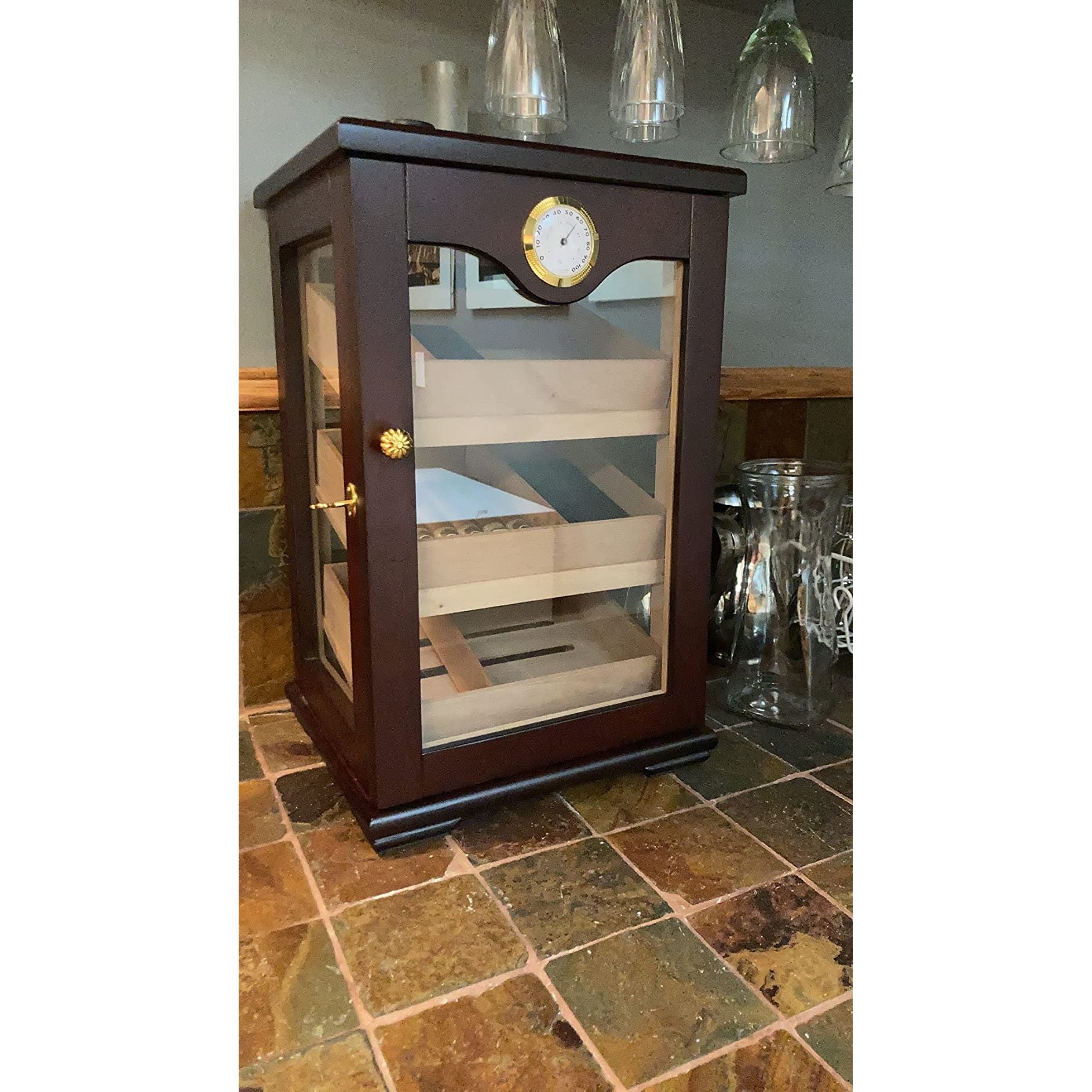 Milano Countertop Display Humidor | Holds 125 Cigars