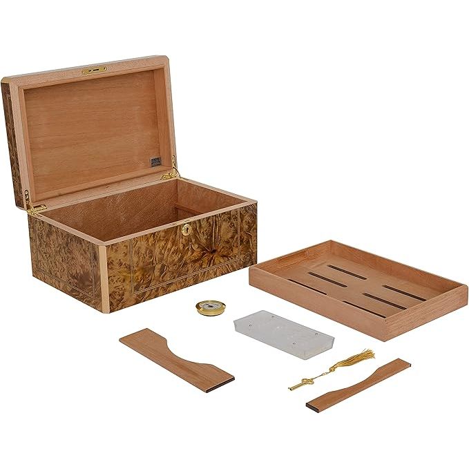 Solerno Desktop Humidor | Holds 75 Cigars