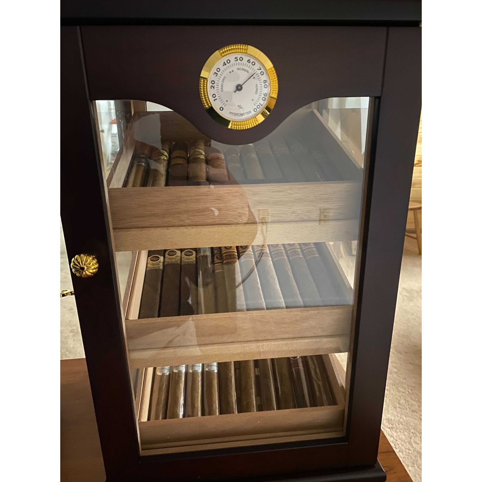 Milano Countertop Display Humidor | Holds 125 Cigars