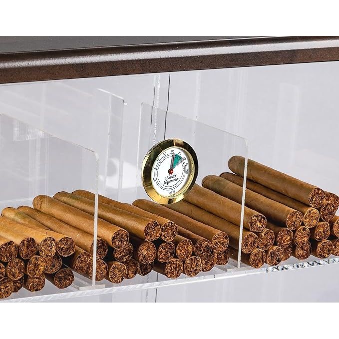 Roosevelt Acrylic Display Cigar Humidor | Holds 250 Cigars