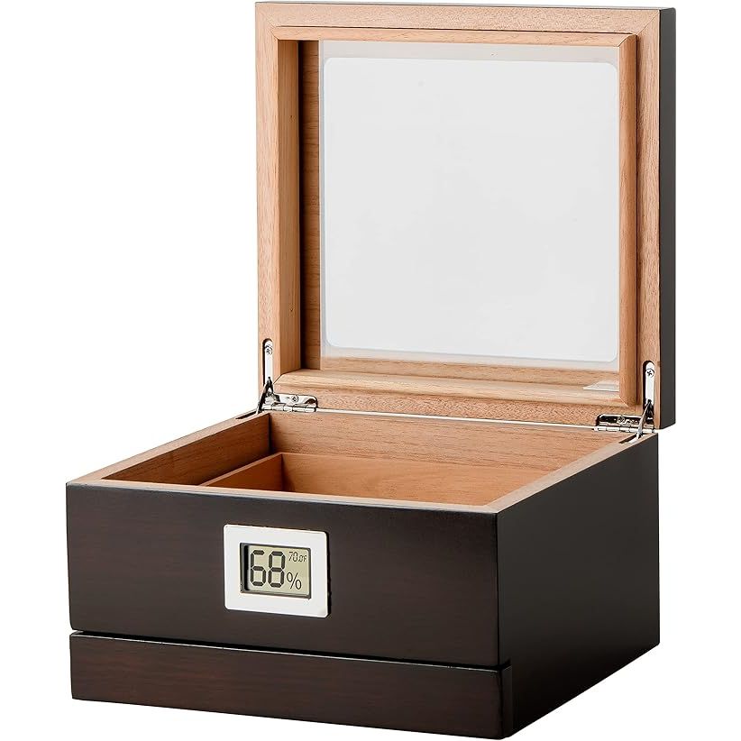 Manhattan Executive Humidor Kit w/Accessories Draw  | Holds 25 Cigars