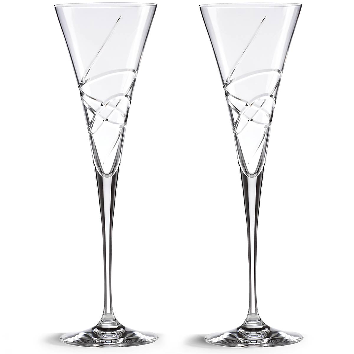 Adorn Crystal 2-piece Toasting Flute Set