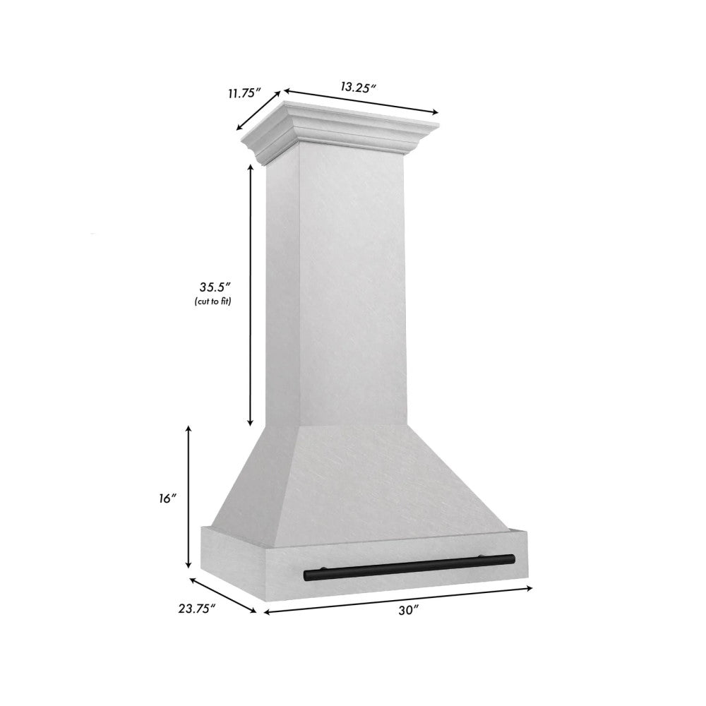 ZLINE Autograph Edition DuraSnow® Stainless Steel Range Hood - 8654SNZ