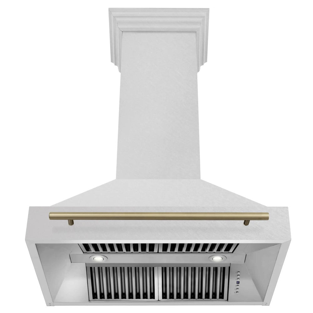 ZLINE Autograph Edition DuraSnow® Stainless Steel Range Hood - 8654SNZ