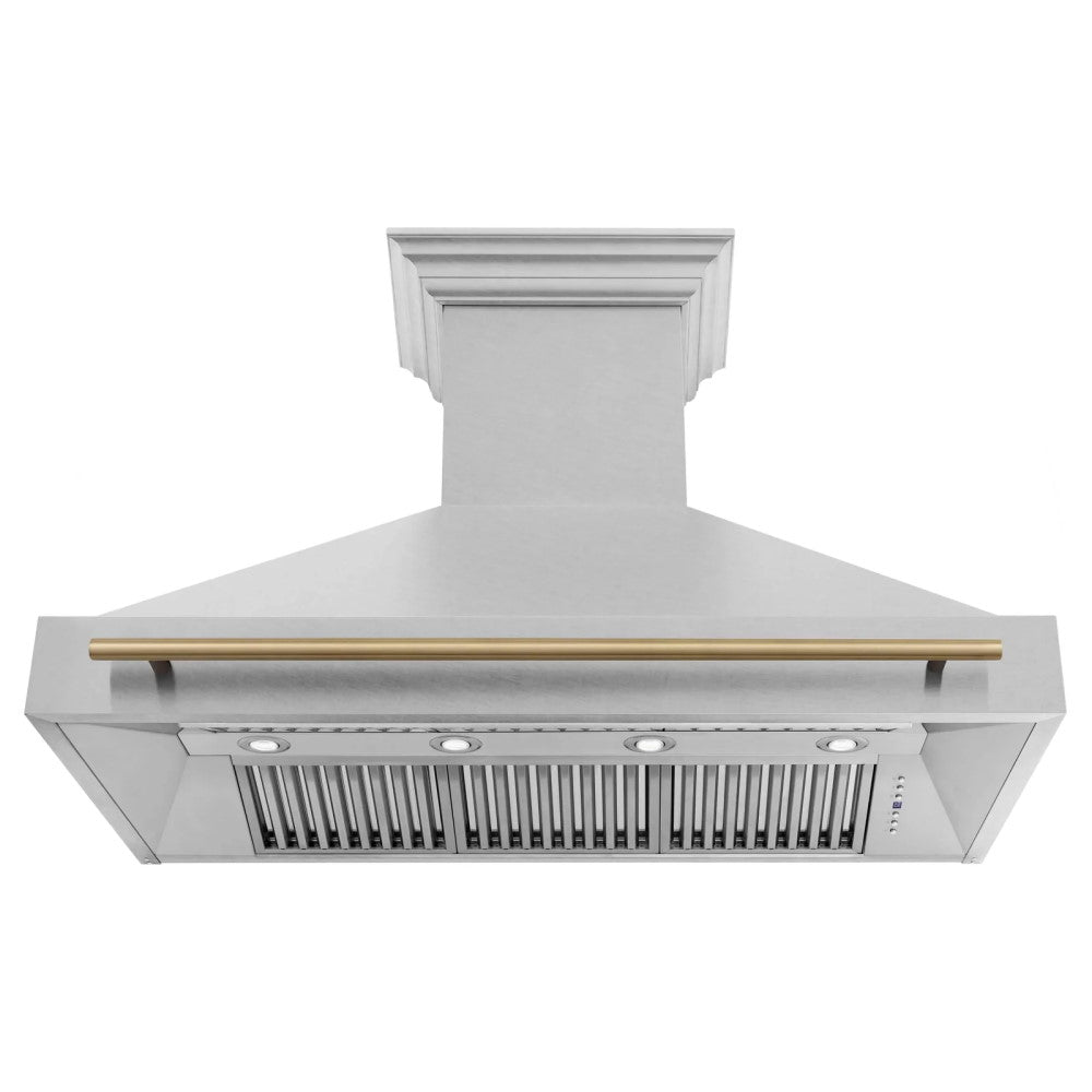 ZLINE Autograph Edition DuraSnow® Stainless Steel Range Hood - 8654SNZ