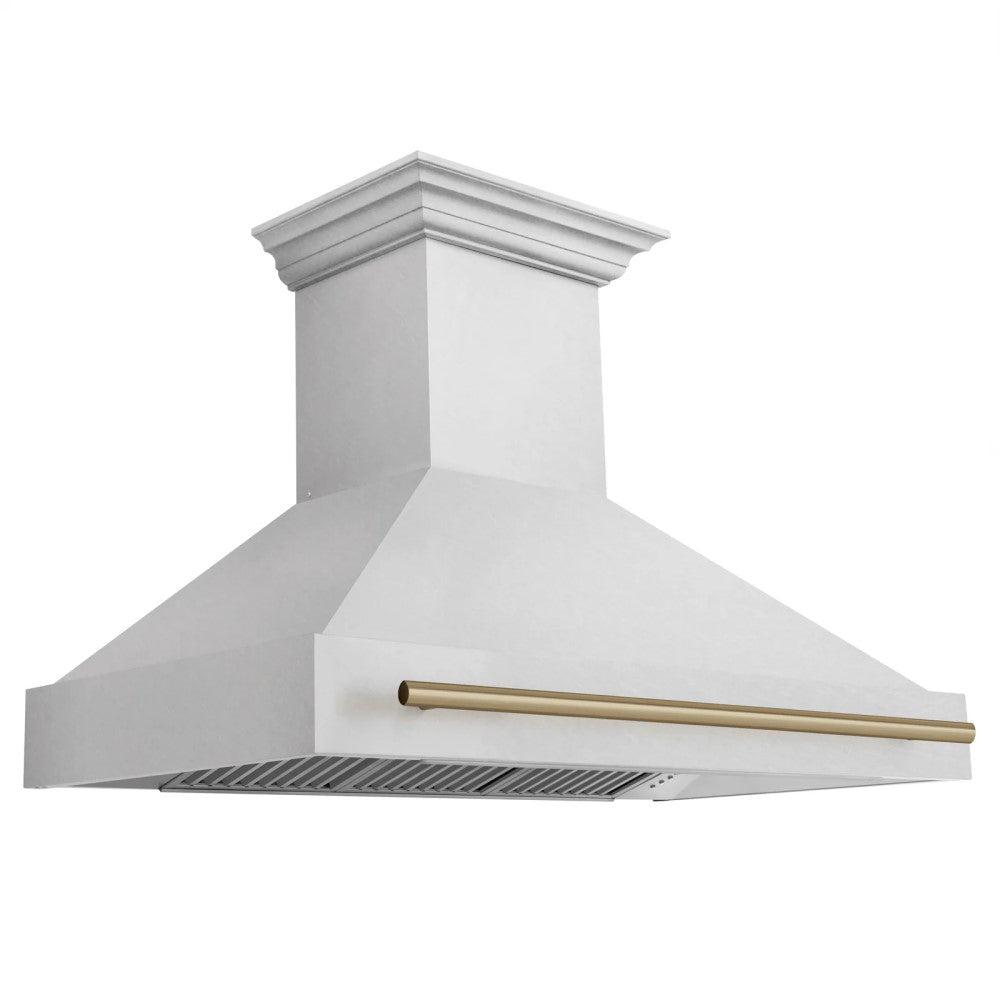 ZLINE Autograph Edition DuraSnow® Stainless Steel Range Hood - 8654SNZ