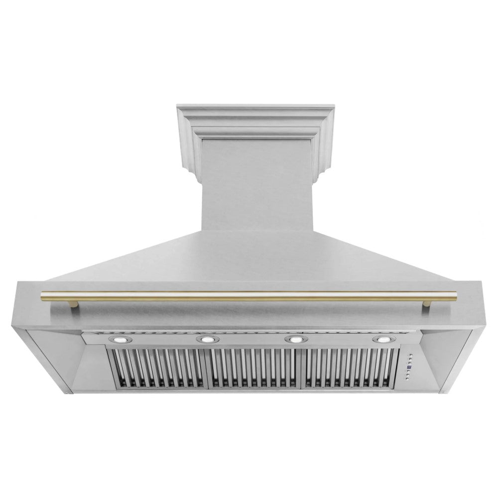 ZLINE Autograph Edition DuraSnow® Stainless Steel Range Hood - 8654SNZ