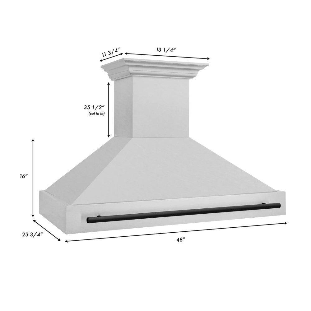 ZLINE Autograph Edition DuraSnow® Stainless Steel Range Hood - 8654SNZ