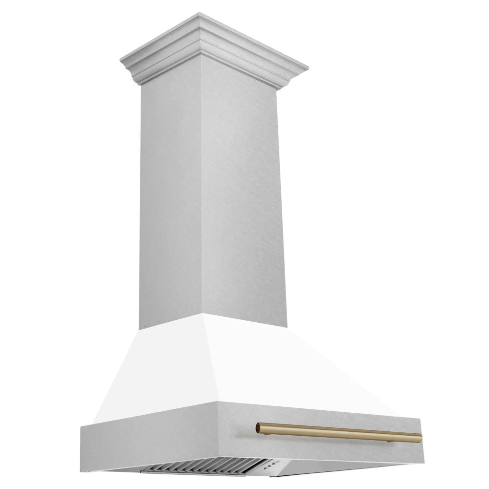 ZLINE Autograph Edition DuraSnow® Stainless Steel Range Hood - 8654SNZ