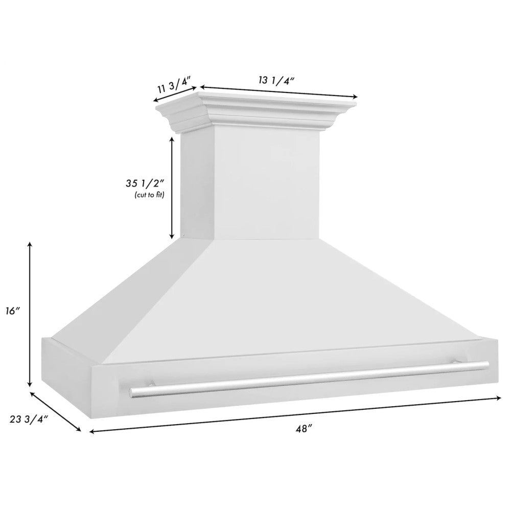 ZLINE Stainless Steel Range Hood Color Shell Options - 8654STX