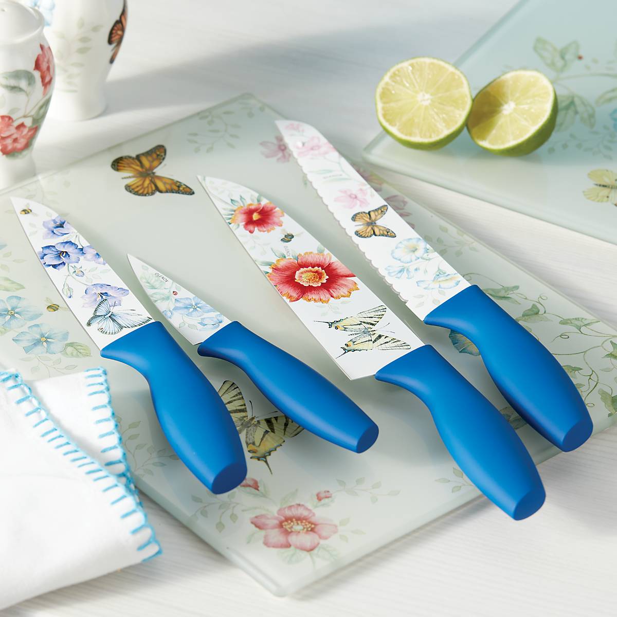 Butterfly Meadow 4-Piece Knife Set