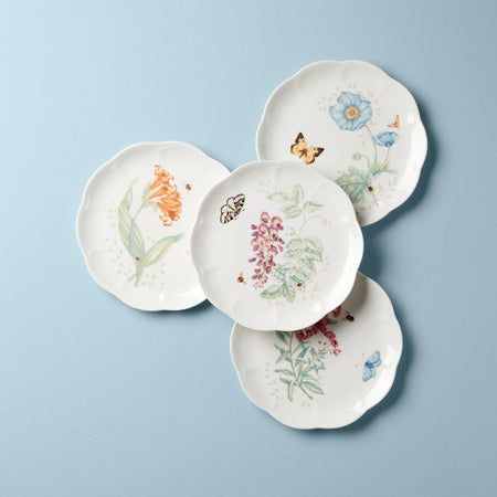 Lenox Butterfly Meadow 4-Piece Accent Plate Set