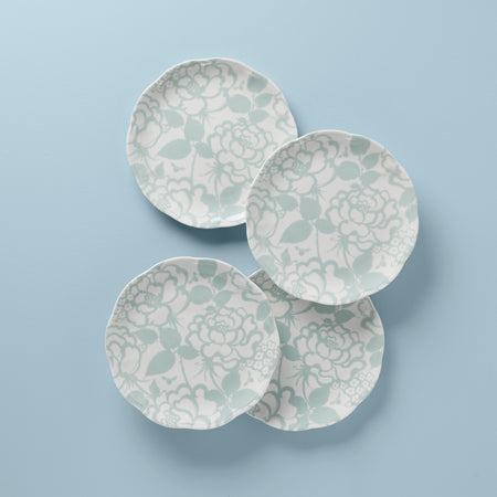 Lenox Butterfly Meadow Cottage Accent Plates, Set of 4