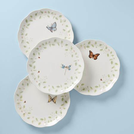 Lenox Butterfly Meadow Vines 4-Piece Dinner Plate Set