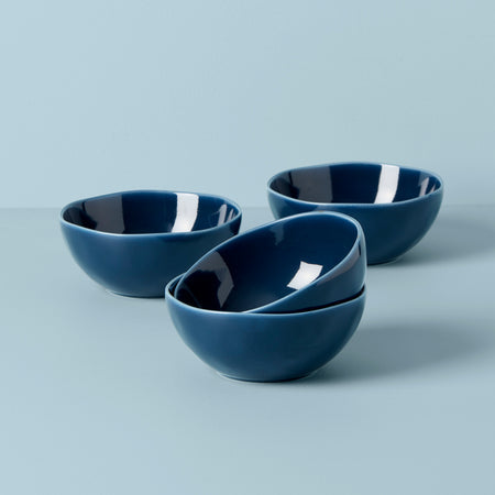 Lenox Bay Colors 4-Piece All-Purpose Bowls, Blue