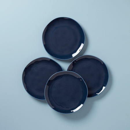 Lenox Bay Colors 4-Piece Dinner Plates, Blue