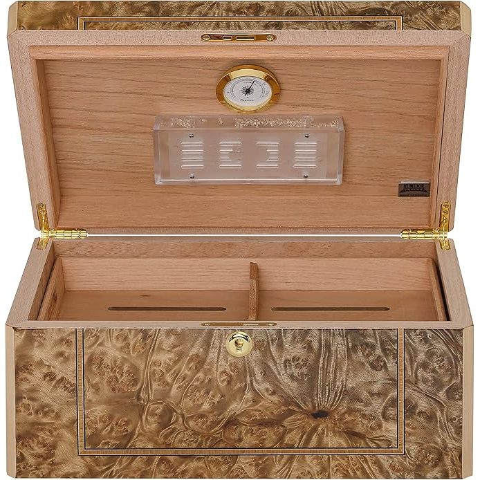 Solerno Desktop Humidor | Holds 75 Cigars