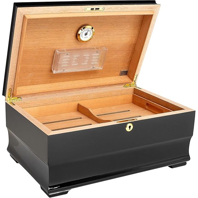 Malta Desktop Humidor | Holds 130 Cigars