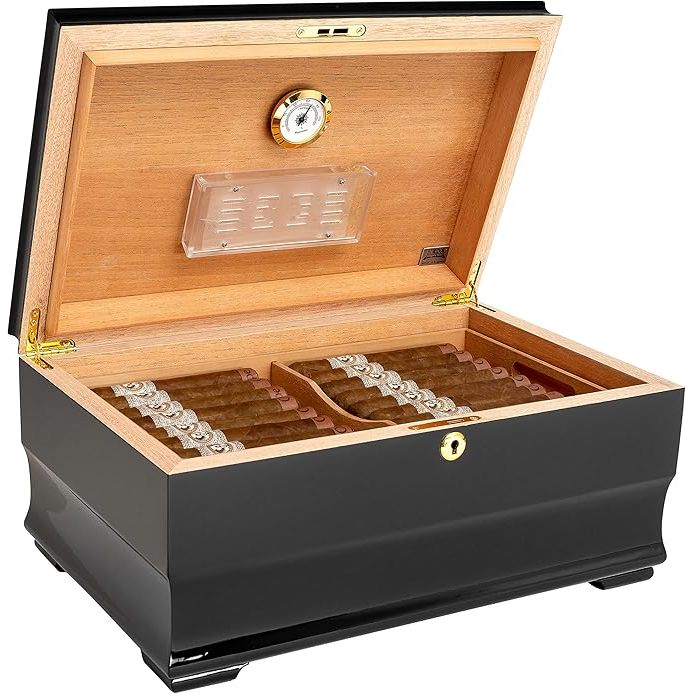 Malta Desktop Humidor | Holds 130 Cigars