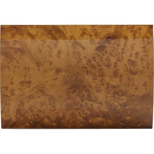 Arcos Desktop Humidor with a Rustic Red Burl Veneer | Holds 70 Cigars