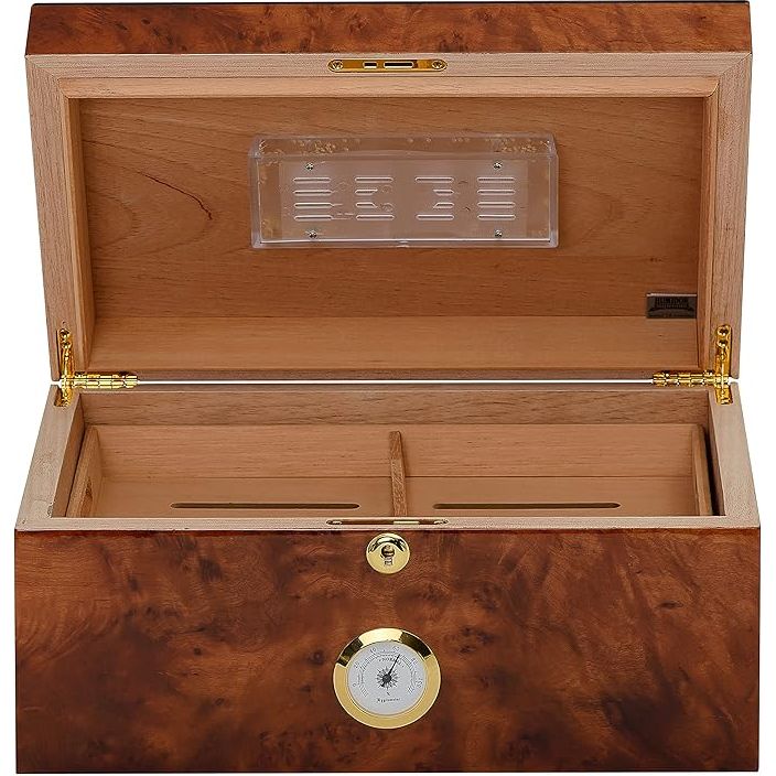 Santorini Desktop Humidor | Holds 75 Cigars