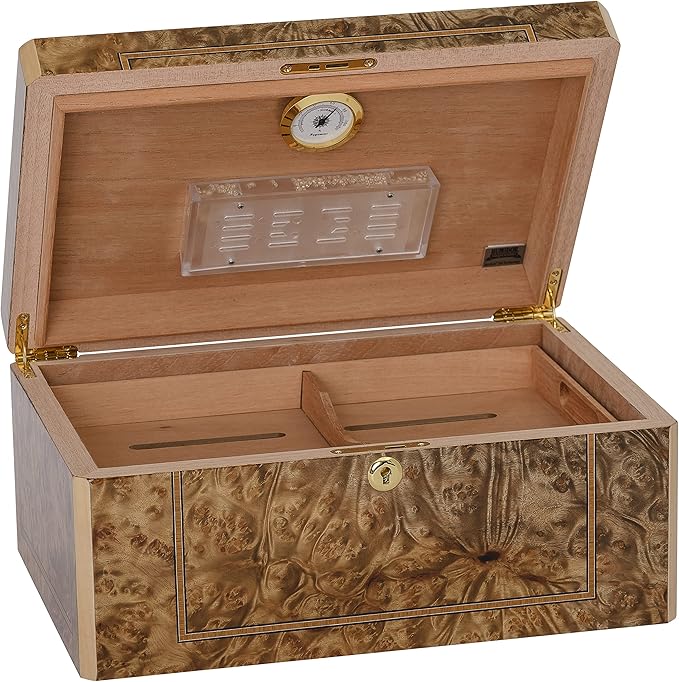 Solerno Desktop Humidor | Holds 75 Cigars