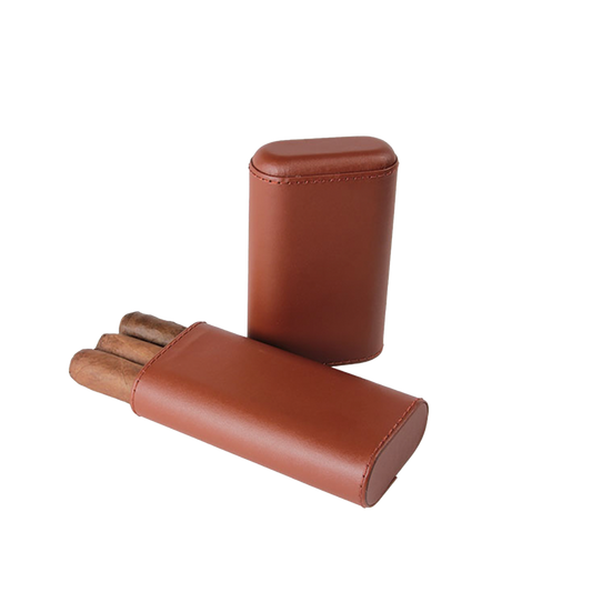 Three Cigar Cedar Lined Case