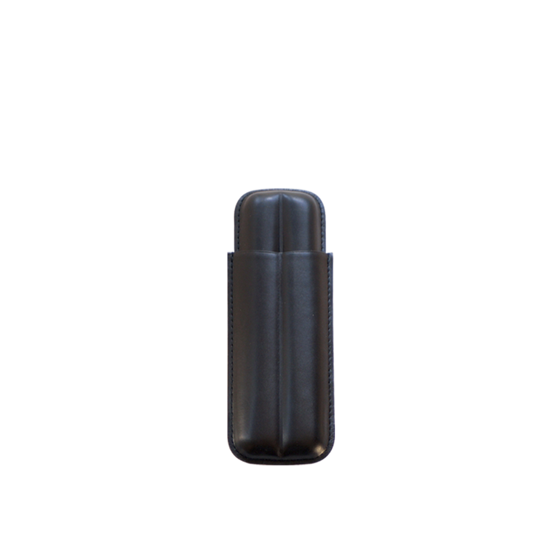Two Cigar Case Bonded Leather
