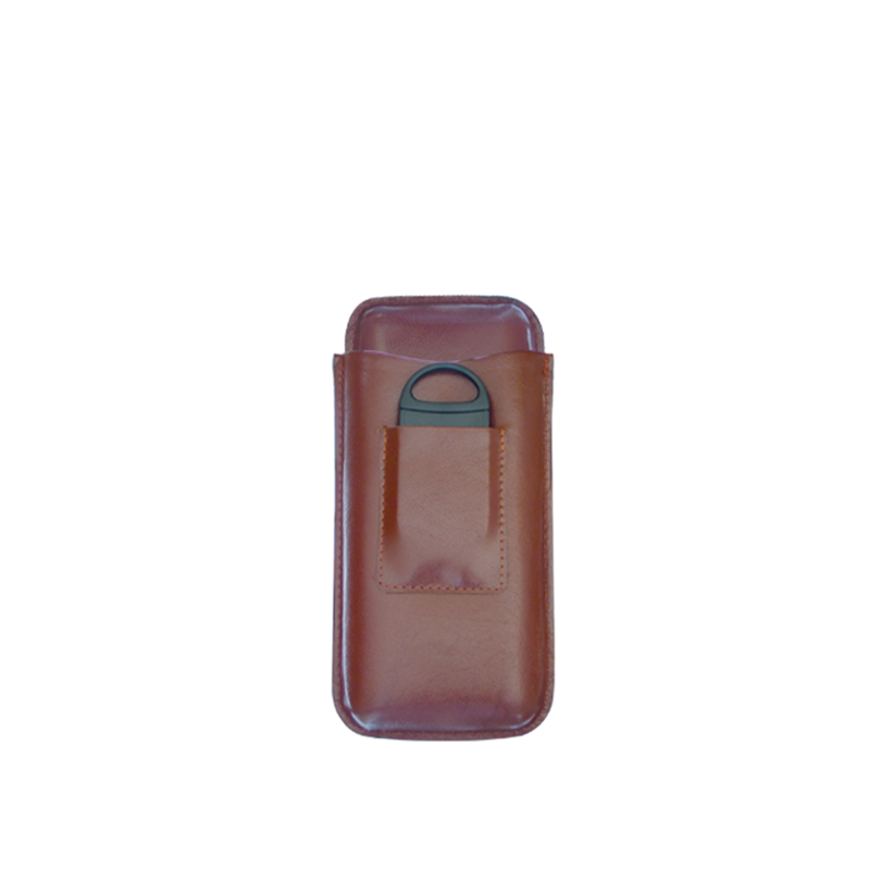 Three Cigar Case with Cutter