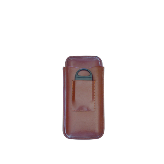 Three Cigar Case with Cutter