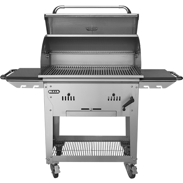Bull Bison 30" Freestanding Specialty Charcoal Grill | Freestanding on Cart