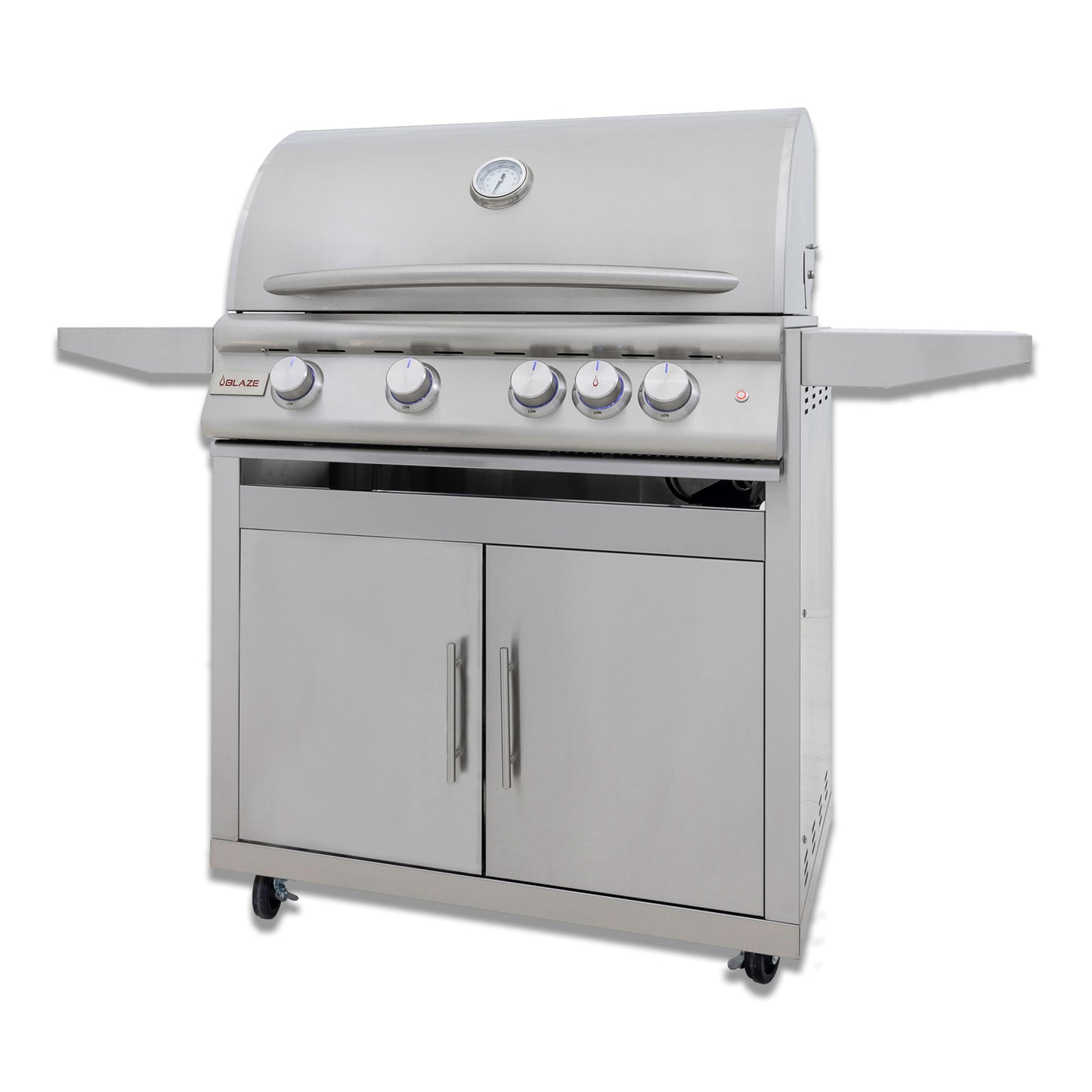 Blaze Premium LTE+ Marine Grade 32" 4-Burner Propane Gas Grill w/ Rear Infrared Burner & Lift-Assist Hood (BLZ-4LTE3MG)