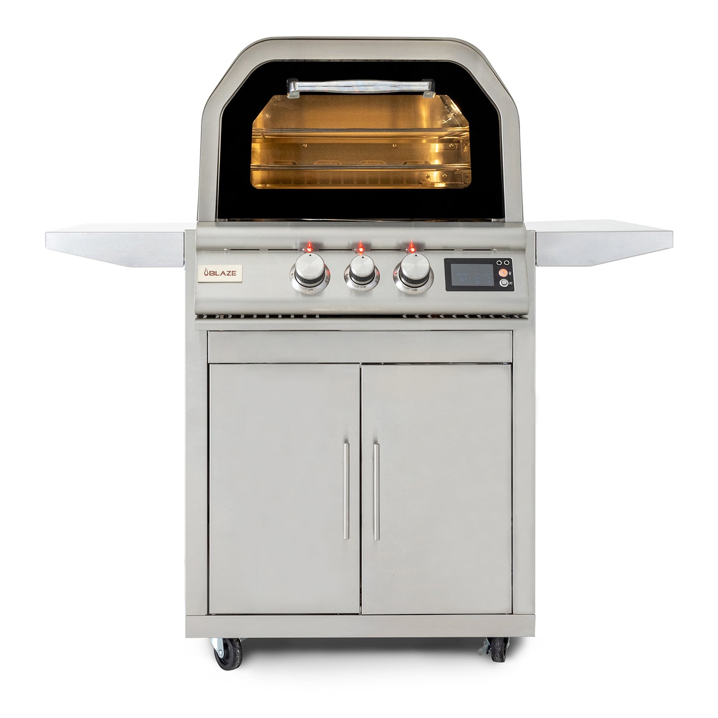 Blaze 26-Inch Propane Gas Outdoor Pizza Oven With Rotisserie