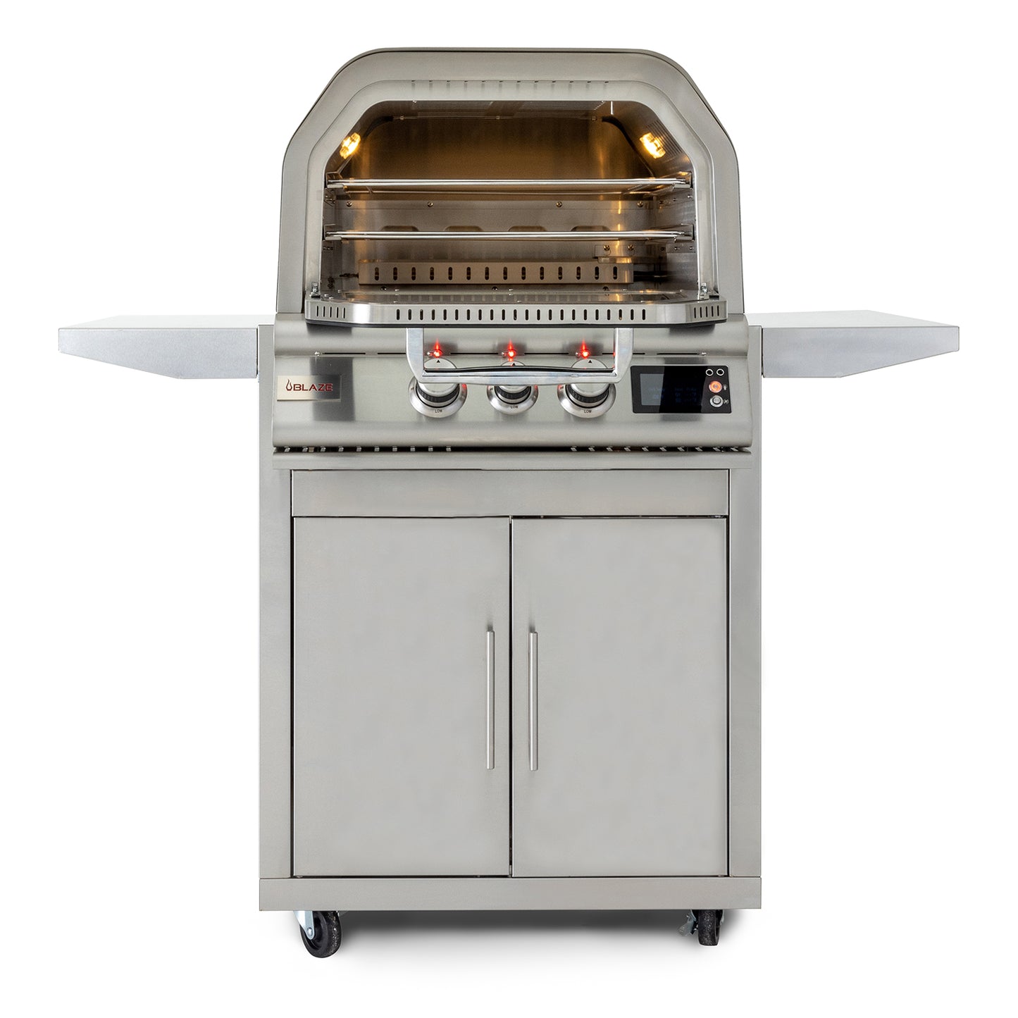 Blaze 26-Inch Propane Gas Outdoor Pizza Oven With Rotisserie