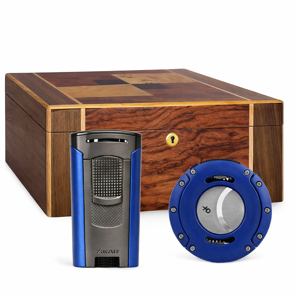 The Amarone Humidor Bundle #2 | Includes Xikar Astral and Xikar XO Cutter
