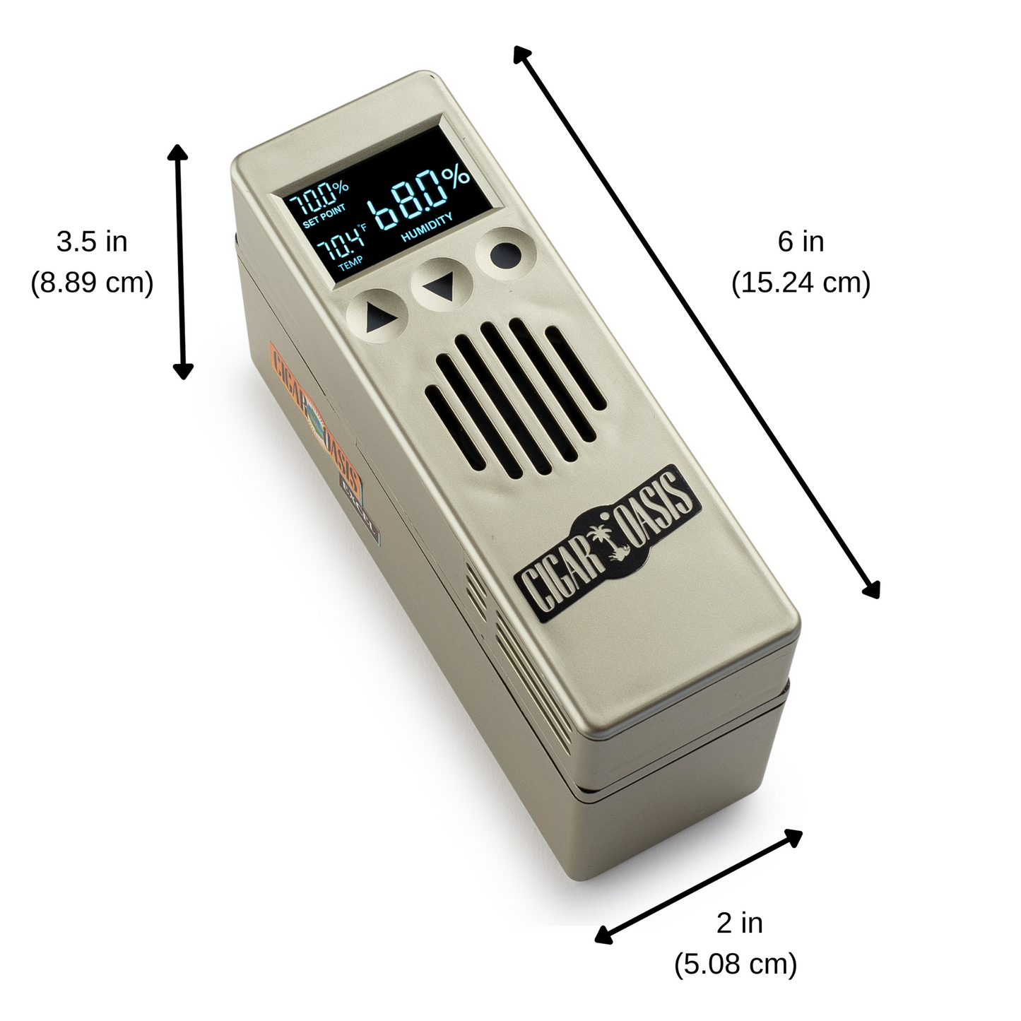 Cigar Oasis Excel 3.0 Electric Cigar Humidifier | 100-300 cigars