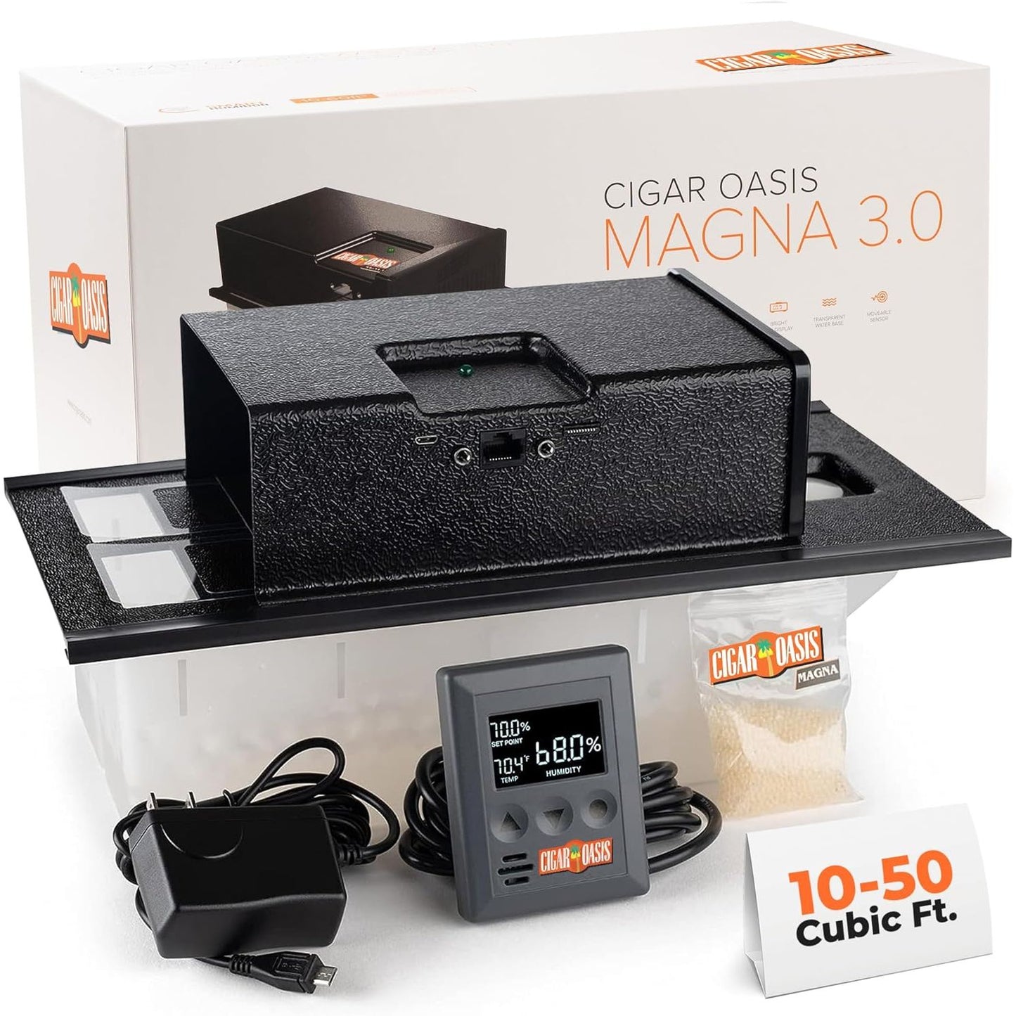 Cigar Oasis Magna 3.0 Electric Cigar Humidifier | 1000-3000 cigars