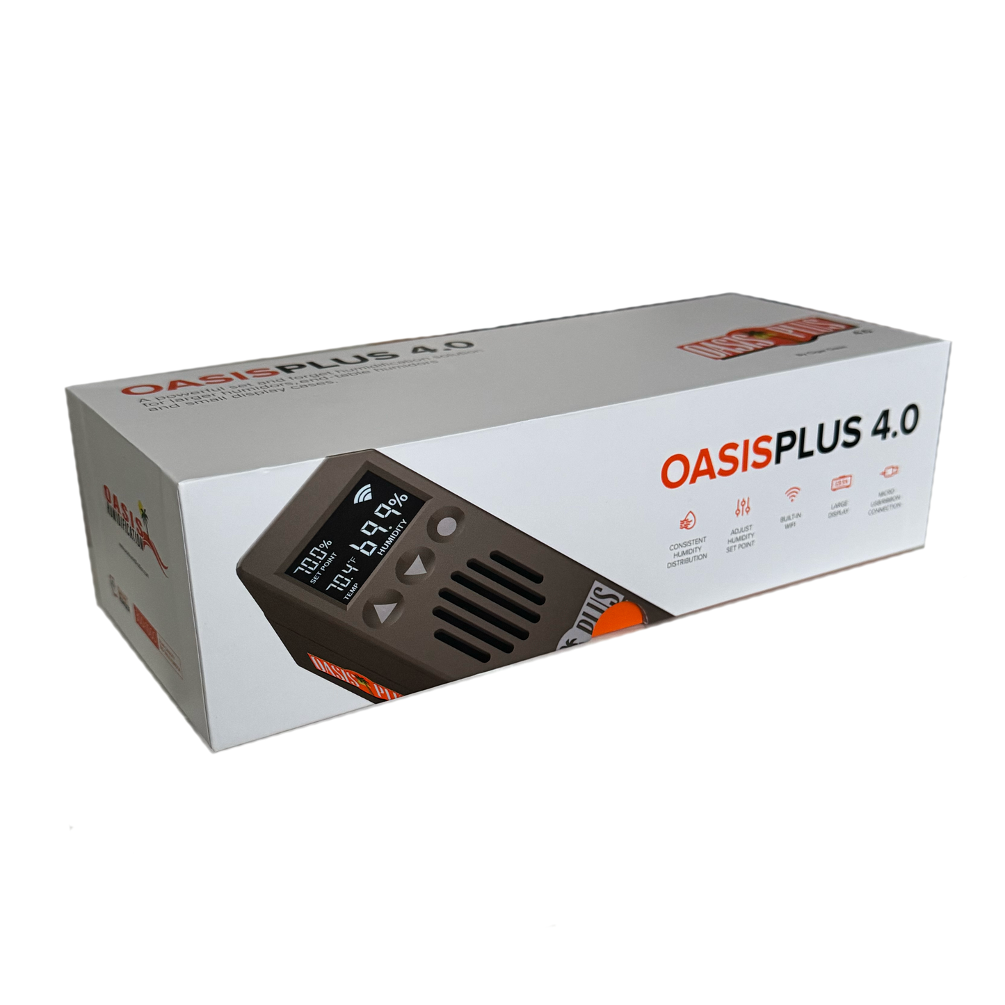 Cigar Oasis Plus 4.0 Electric Cigar Humidifier | 300-1000 Cigars