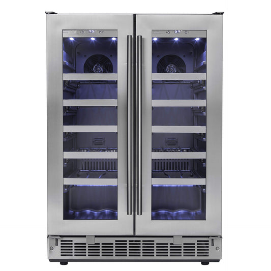 Danby Silhouette Napa | 24" Dual Zone Wine Cooler | Holds 42 Bottles