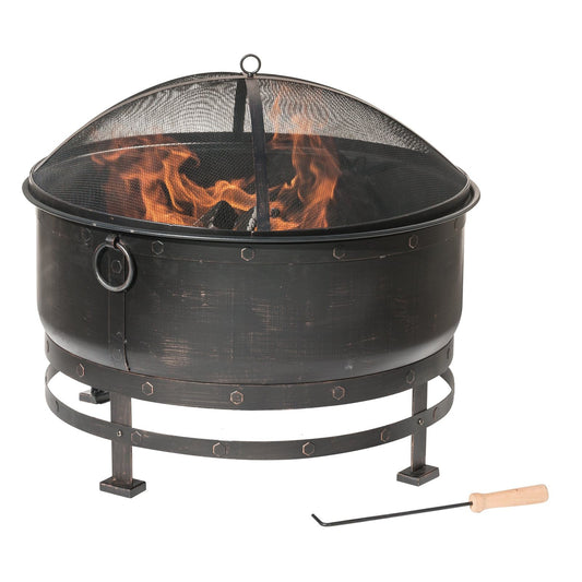 Dagan Cauldron Style Wood Burning Fire Pit